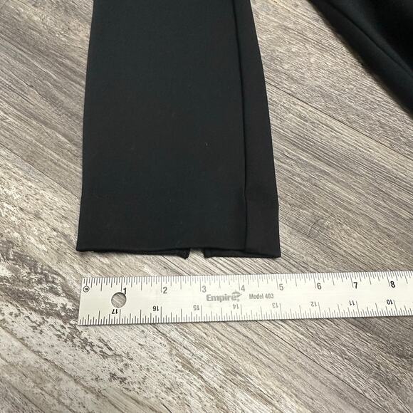 Spanx Black Womens Medium Stretch‎ Straight Vented Hem High Rise Yoga Gym Pants - Picture 9 of 9